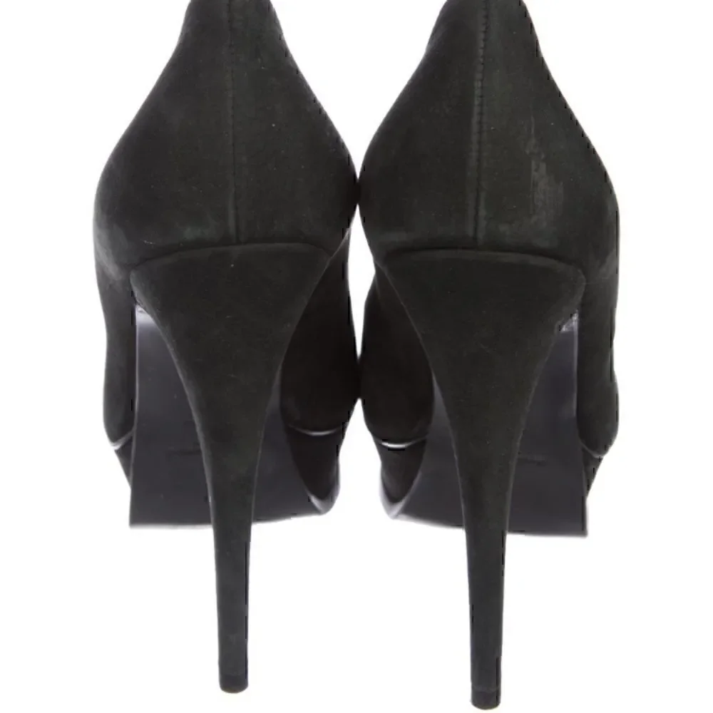 Yves Saint Laurent black suede